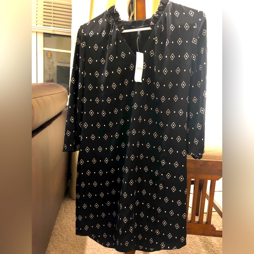 White House black market 8 petite Work/Casual Dress! New With Tags !